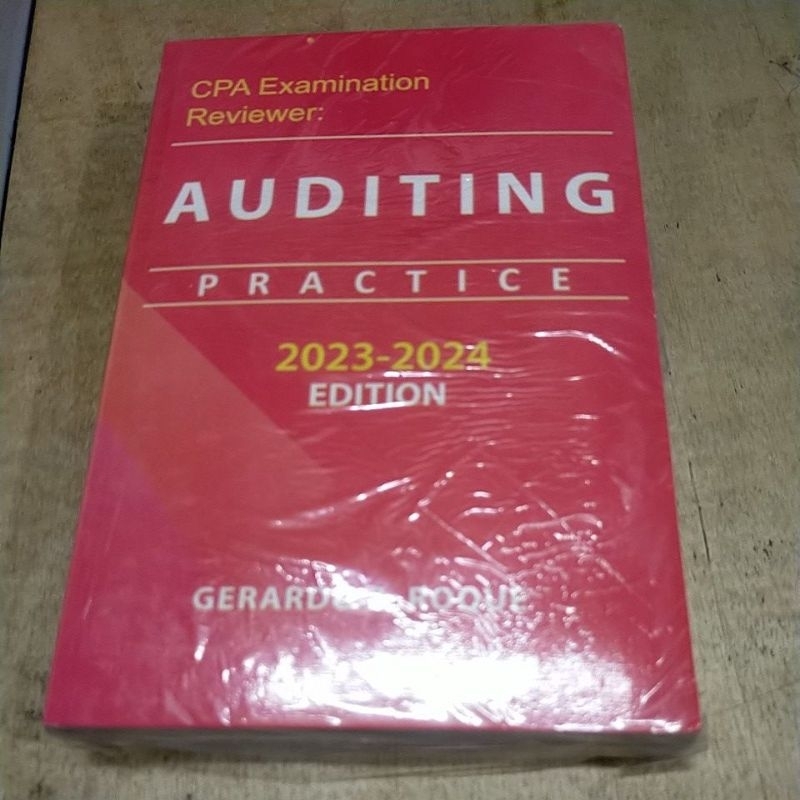 CPA Examination Reviewer: Auditing Practice (2023-2024 Edition ...