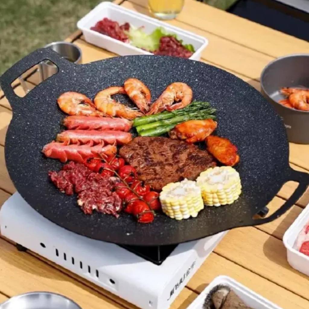Smokeless Indoor Grill IFASHIHOME Korean Style BBQ Grill Pan,13