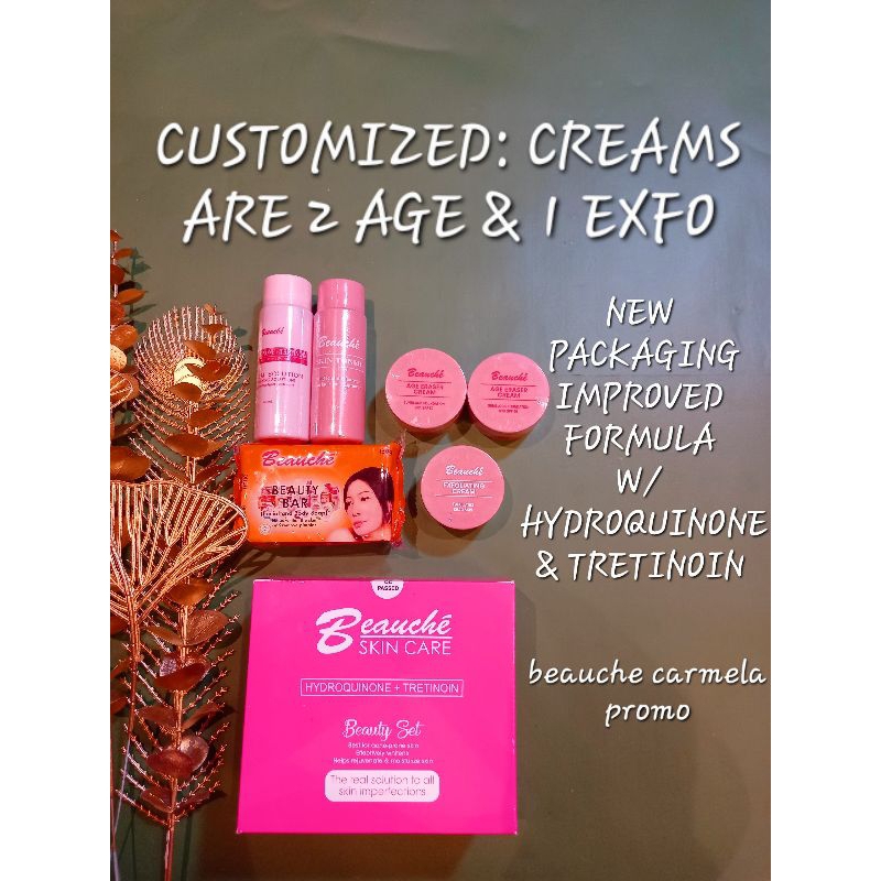 Beauche Beauty Set Customized Creams (Creams are 2 Age Eraser & 1