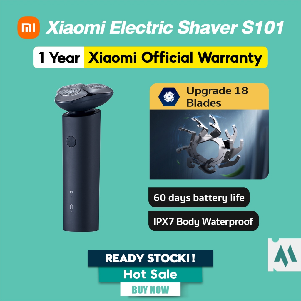 Xiaomi Mijia S101 Electric Shavers Portable Beard Trimmer IPX7 ...