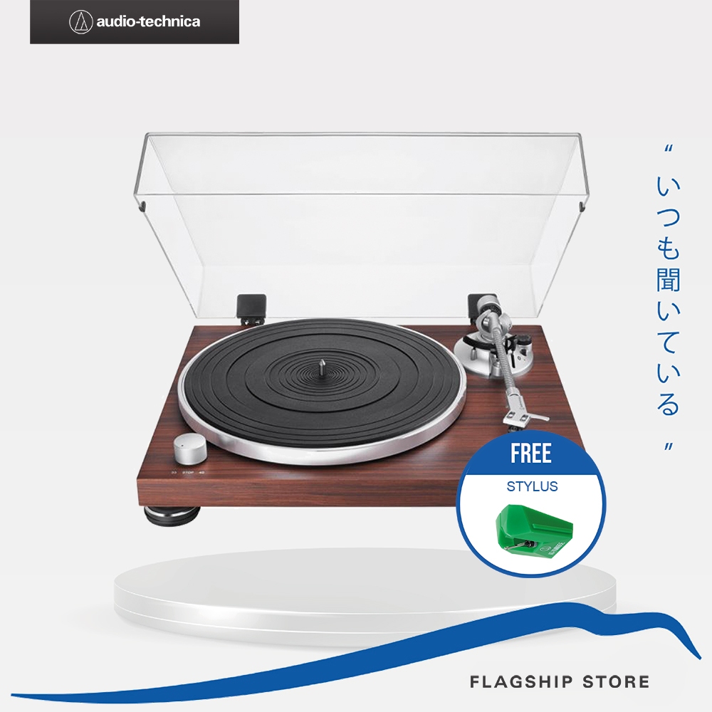 Audio-Technica AT-LPW50BTRW Wireless Fully Manual Belt-Drive Turntable ...