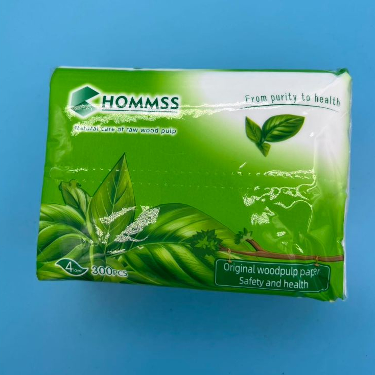 TENSTAR-HOMMSS FACIAL TISSUE PAPER [ 8PCS/1PACK ] 300Sheet,210Sheet ...
