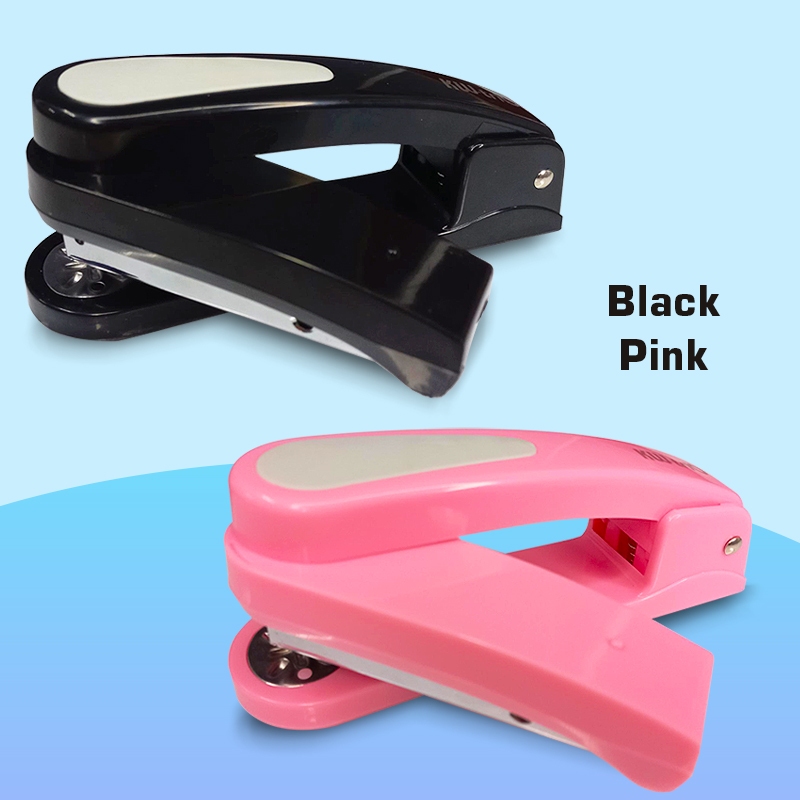 360 Rotation Stapler PINK | BLACK | BLUE | Shopee Philippines