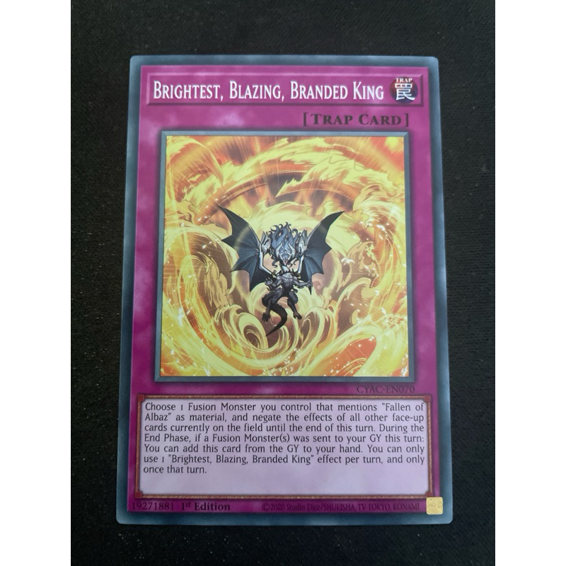 Yugioh - Brightest, Blazing, Branded King (TCG) | Shopee Philippines