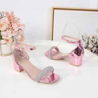 Girl s fashion heels Korean sandals for kids M8 1 Shopee Philippines