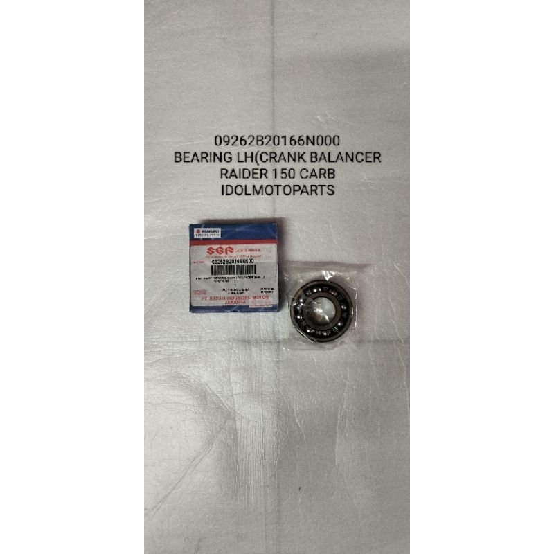 SGP BEARING LEFT (CRANK BALANCER ) FOR RAIDER 150 CARB | Shopee Philippines