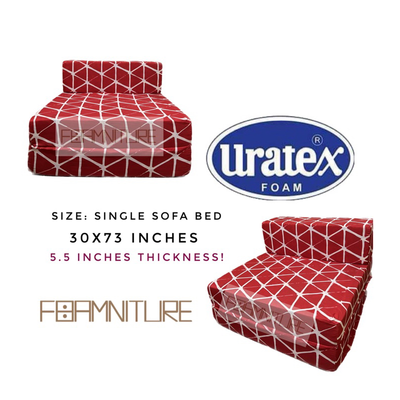 (BIGGEST SALE) RED SINGLE SOFA BED Shopee Philippines