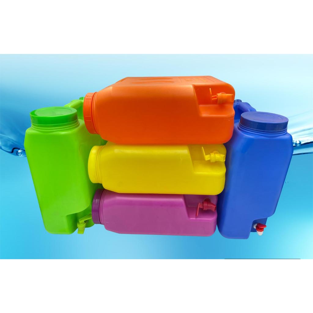 Mineral Water Container Jug Slim 20Liters Colored Random Faucet ...