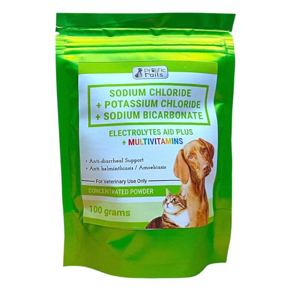 100g Prolific Tails Dextrose Powder Probiotic Electrolytes Aid Plus Pet