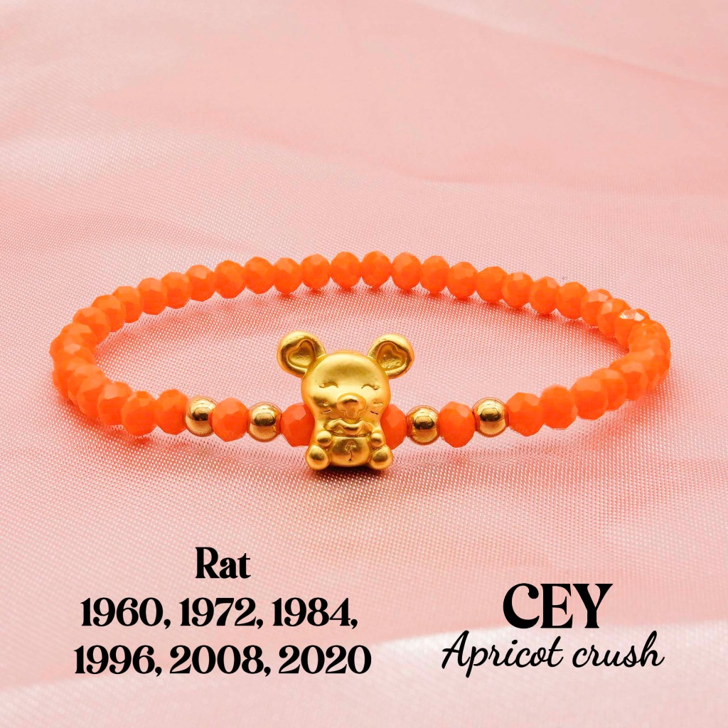 2024 lucky color apricot crush with hypoallergenic wealth zodiac unisex