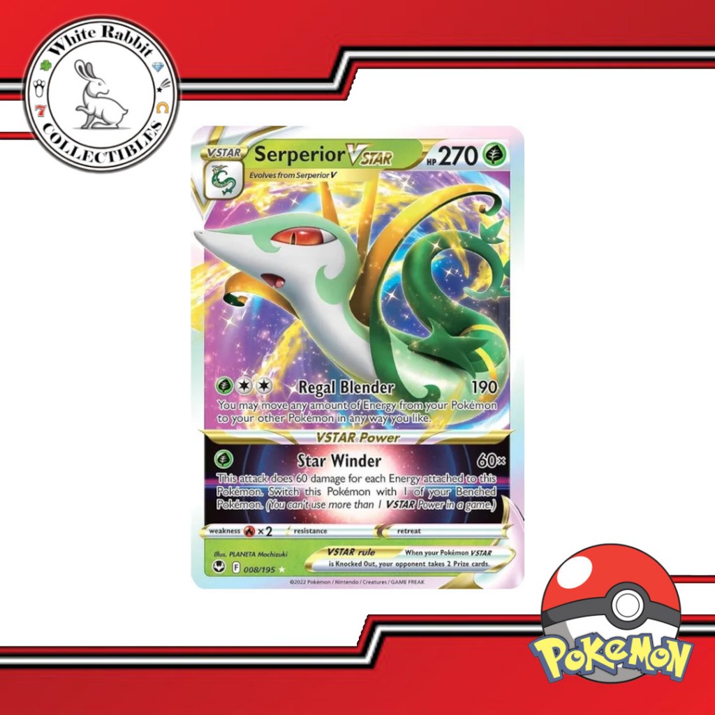 Pokemon] [Card] Serperior VSTAR - SWSH12: Silver Tempest (SWSH12) | Shopee  Philippines