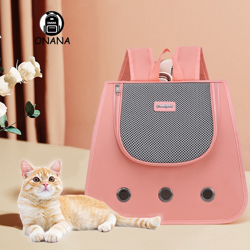 Pet carrier bag Portable Cat travel bagpack Dog large breathable backpack  space compartment