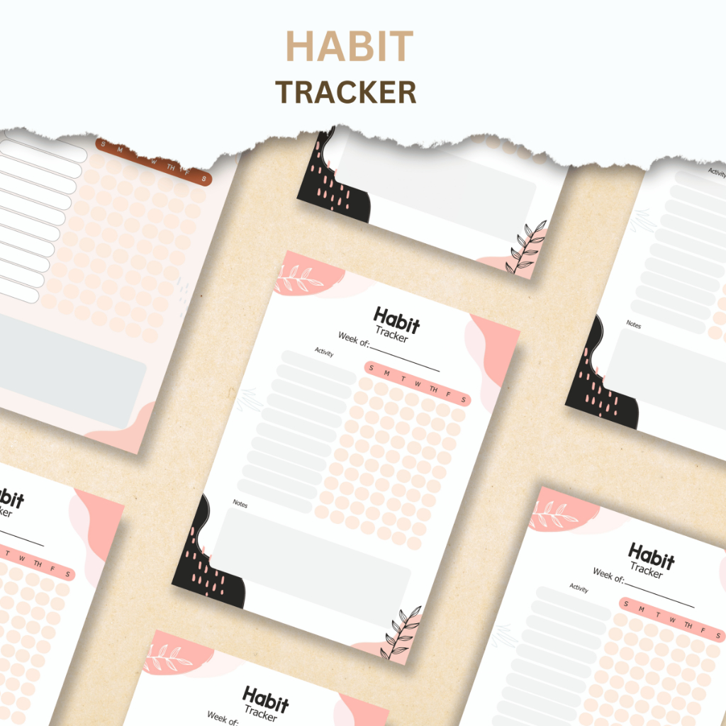 A6 / A5 Weekly Habit Tracker Notepad (Non Sticky) | Shopee Philippines