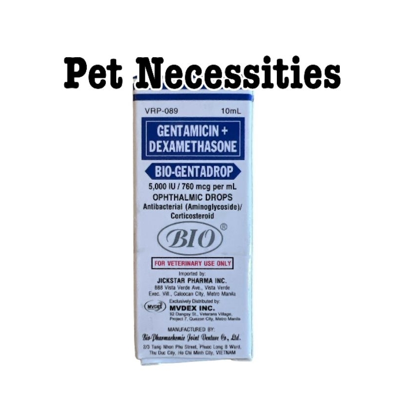 Bio Gentadrop Eye drops for Pets 10ML Shopee Philippines