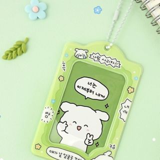 Korean comic three-inch card holder / stargazing idol kpop card holder ...