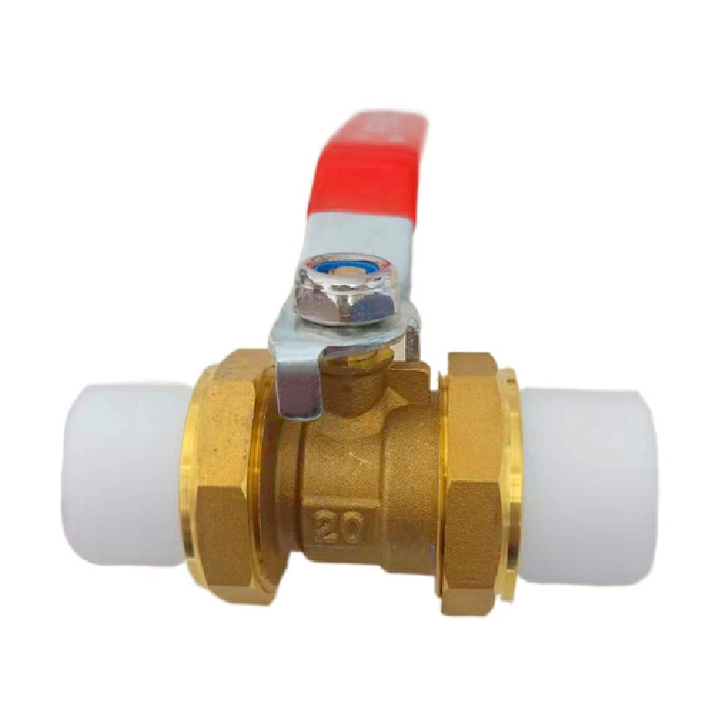 PPR Fittings Brass Double Union Ball Valve Brass Ball Valve Gate Valve