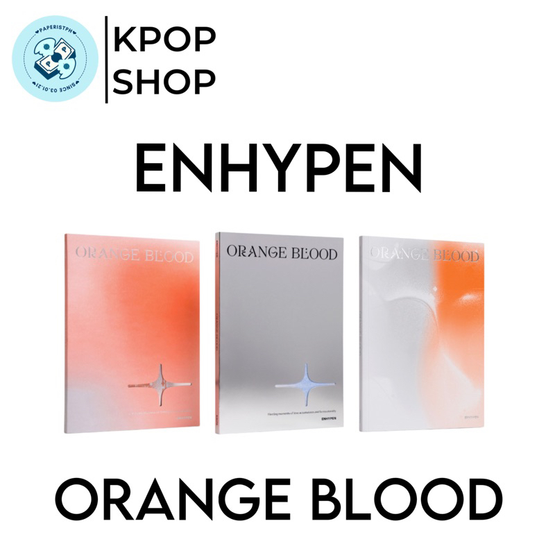 [COD,ONHAND] SEALED ENHYPEN ORANGE BLOOD | Shopee Philippines