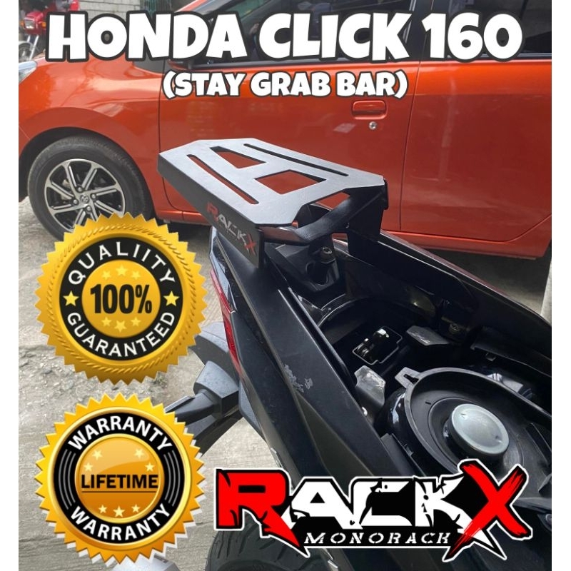 RACK X MONORACK FOR CLICK 160 STAY GRAB BAR | Shopee Philippines