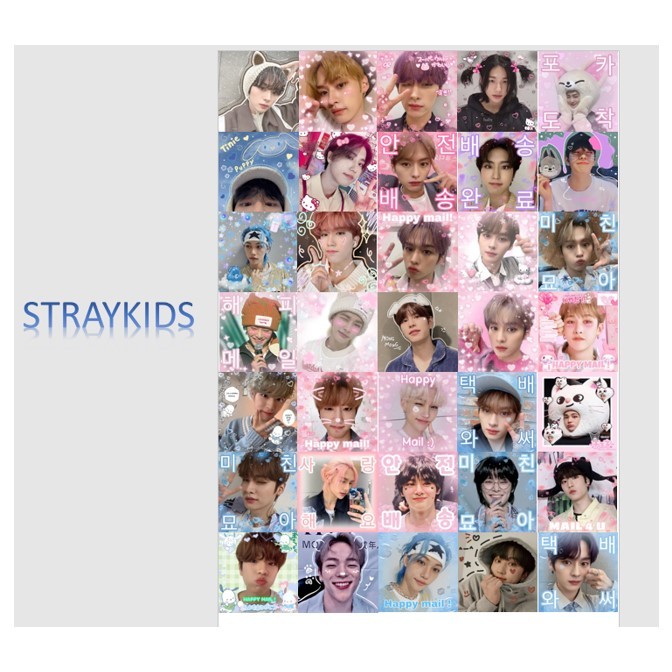 70 pcs Kpop Male Picture Quality Stickers (1.5