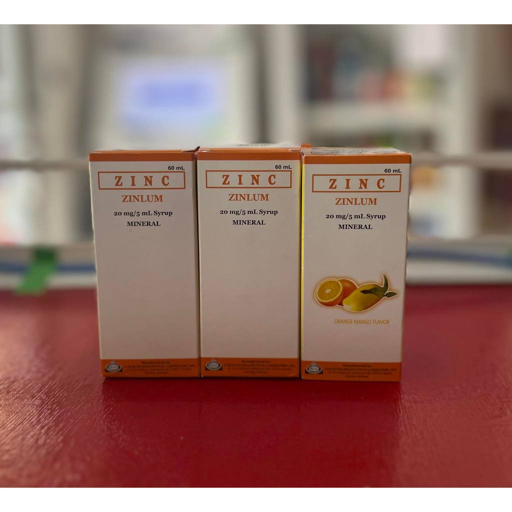 Zinc Syrup 60ml Zinlum Shopee Philippines 8852