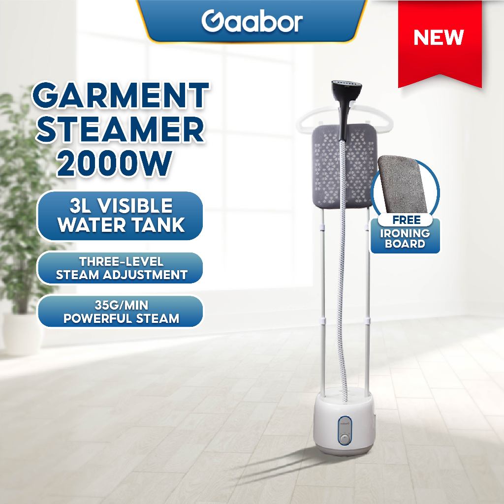 Gaabor Handheld Garment Steamer Vertical Ironing Machine Odor Remover