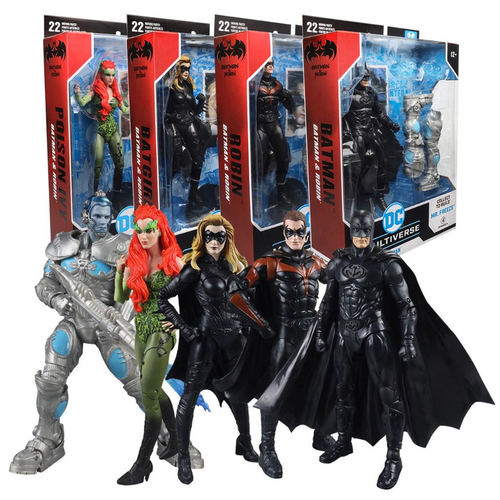 McFarlane DC Multiverse Batman and Robin Wave Sealed Set of 4 Brand New