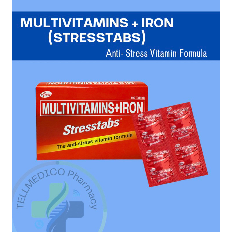 STRESSTABS MULTIVITAMINS IRON Shopee Philippines