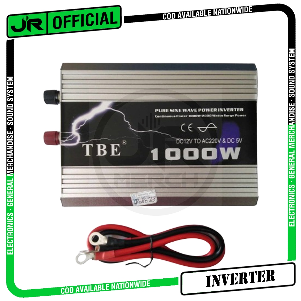 TBE PURE SINEWAVE 1000W INVERTER (TBE-1000W) | Shopee Philippines