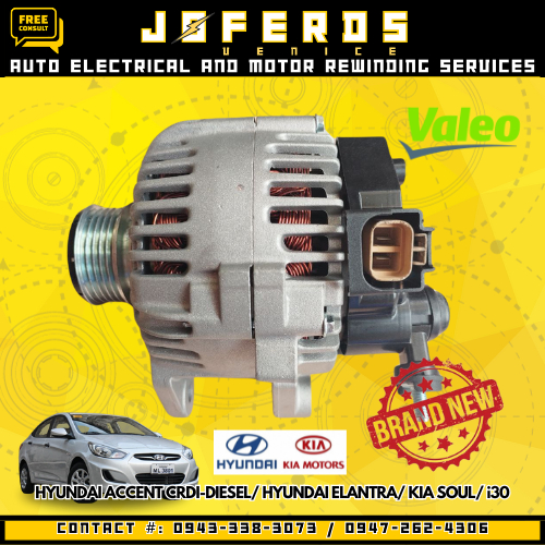 ALTERNATOR (HYUNDAI ACCENT CRDIDIESEL/ HYUNDAI ELANTRA/ KIA SOUL/ i30