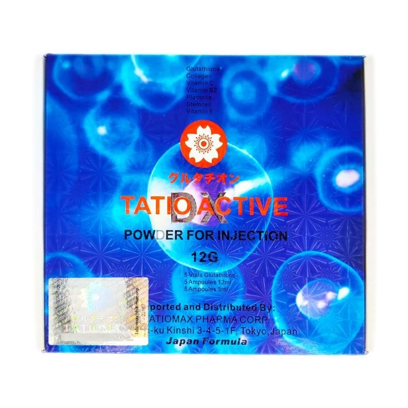 tatio active dx japan glutathione Tatio Active Dx Gluta Blue Box (12)