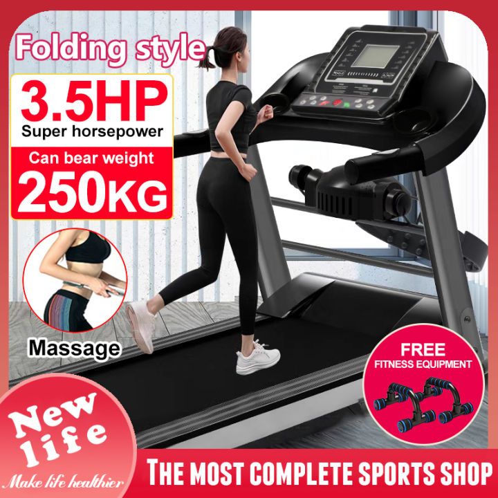 3.5HP luxury treadmill Massage function home treadmill