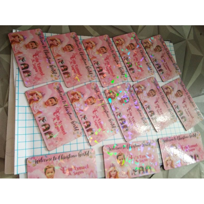 Glossy/Glittery Personalized Ref Magnets for all occasions WATERPROOF ...