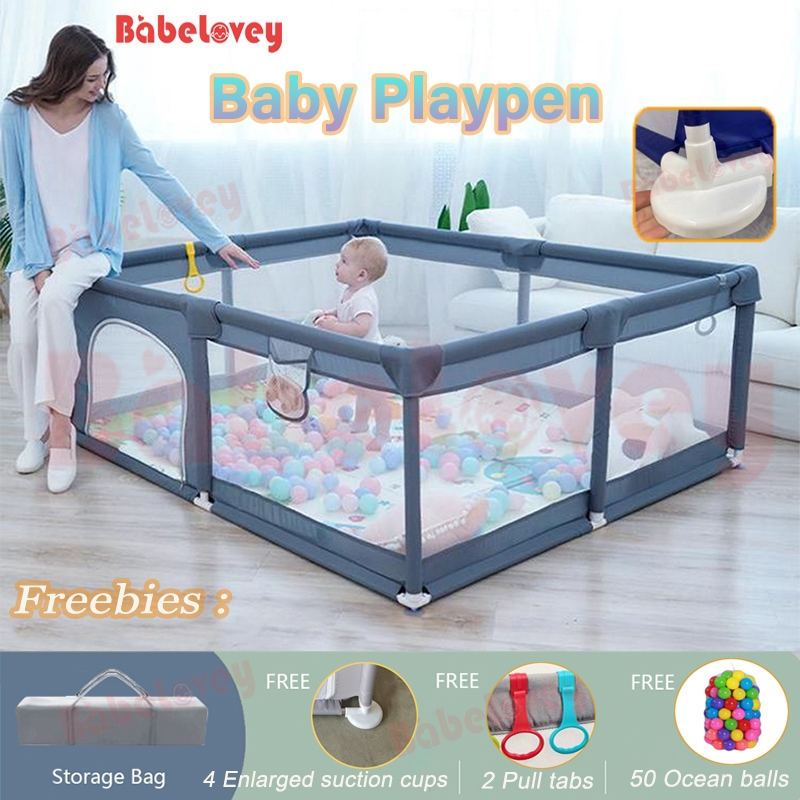 【Free Return】Playpen For Baby Safety Bed Fence Play Fence For Baby