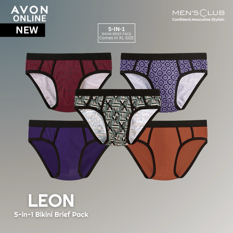 Avon Leon 5in1 Bikini Brief Pack | Shopee Philippines