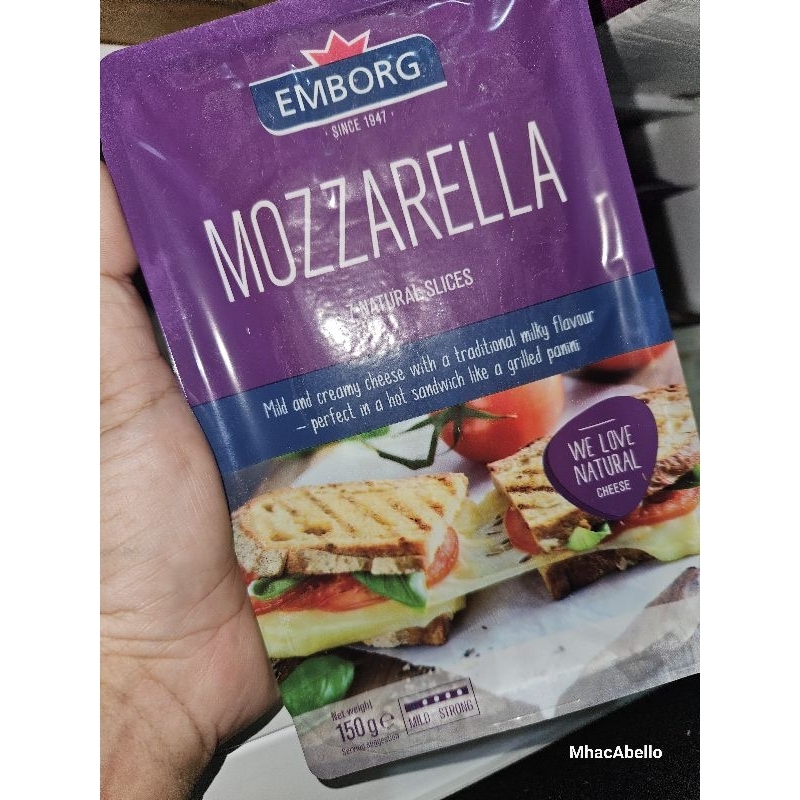 Mozzarella Natural Slices 150g Shopee Philippines