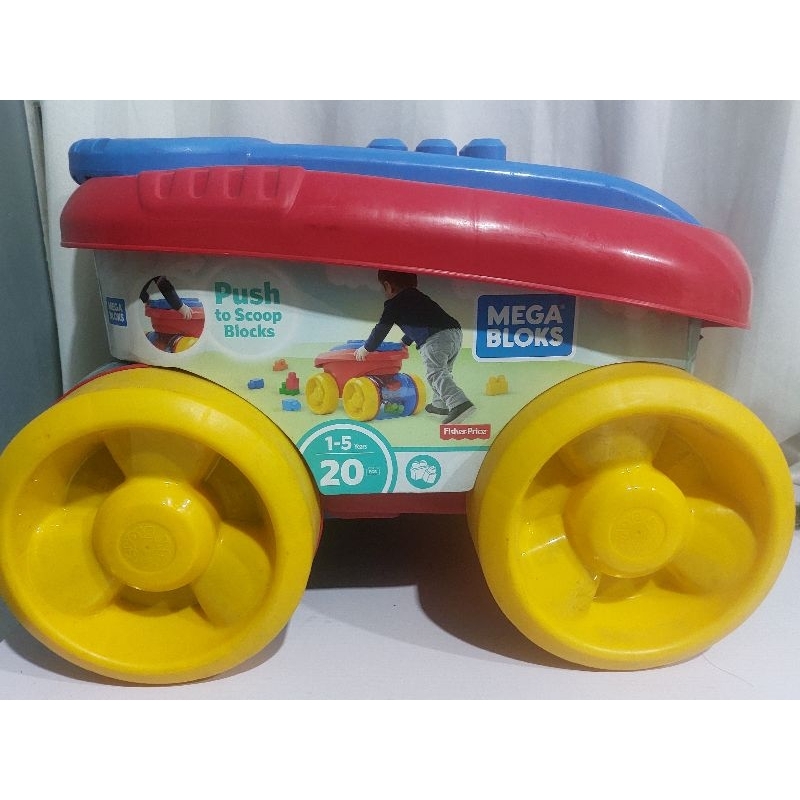 Mega Bloks First Builders Block Scooping Wagon Shopee Philippines