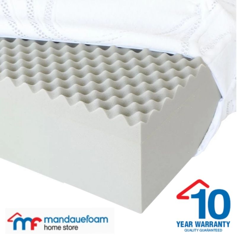 Mandaue Foam FLEX PROFILE PREMIUM Orthopaedic Egg Crate Foam Mattress