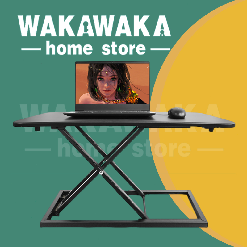 Standing Laptop Stand Desktop Folding Desk Lifting Table Adjustable