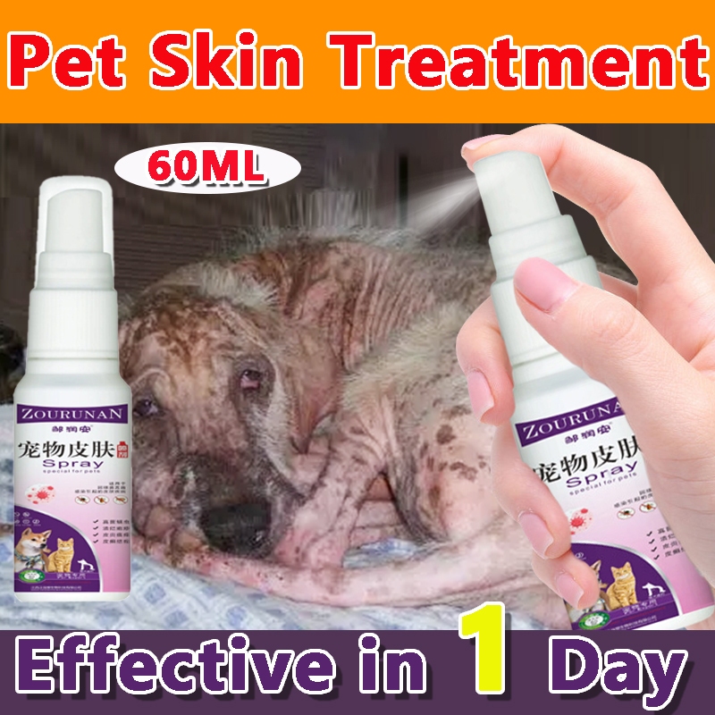 Pet Skin Treatment Anti Fungal Spray Removes Cat Moss Mange Treatment ...