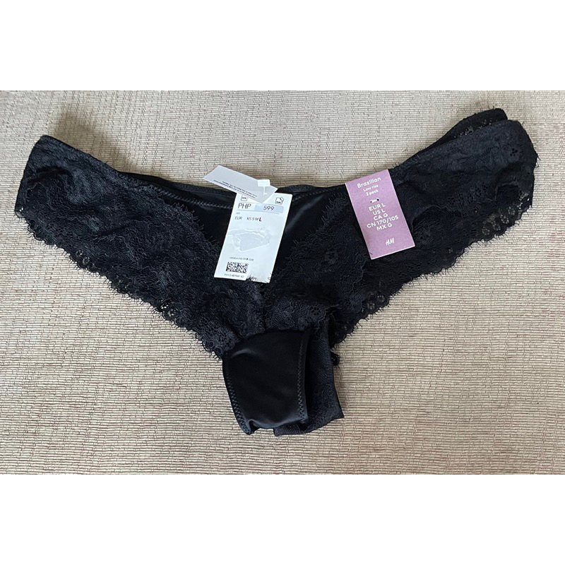 Brand New Auth H&M 2-Pack Brazilian Low Rise Seamless Panty