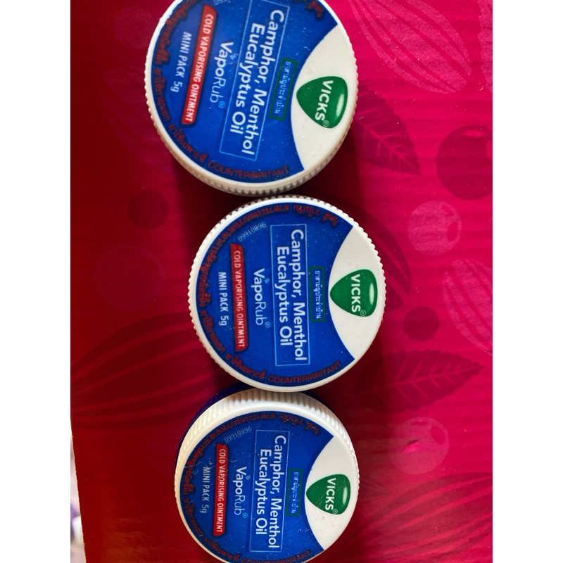 Vicks Vaporub 5g Mini Pack | Shopee Philippines