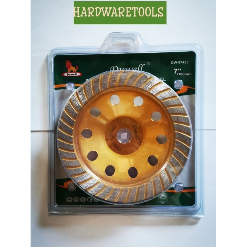 Duwell Grinding Cup Wheel 7 / Segmented Diamond Cup Wheel 7 inch