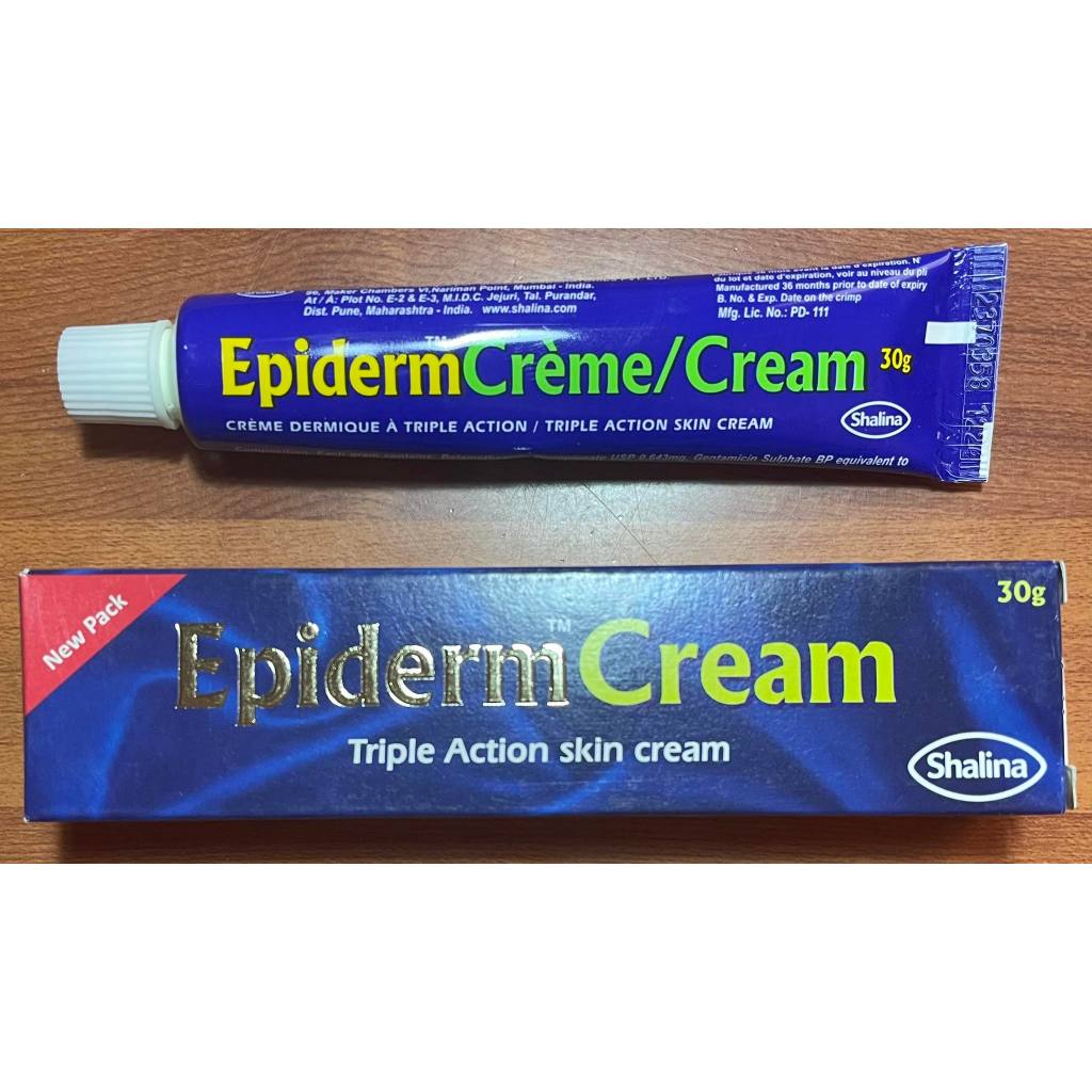 30G EPIDERM CREAM / TRIPLE ACTION SKIN CREAM | Shopee Philippines