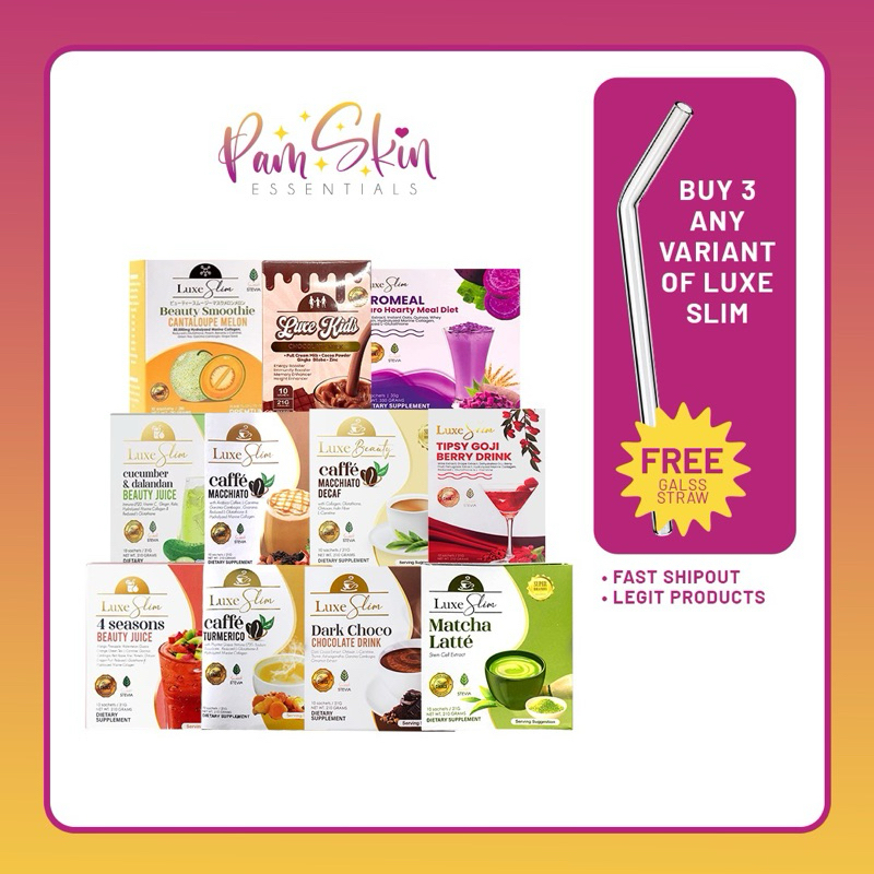 LUXE SLIM Beauty Juice / Coffee (4 Seasons, Cucumber, Macchiato