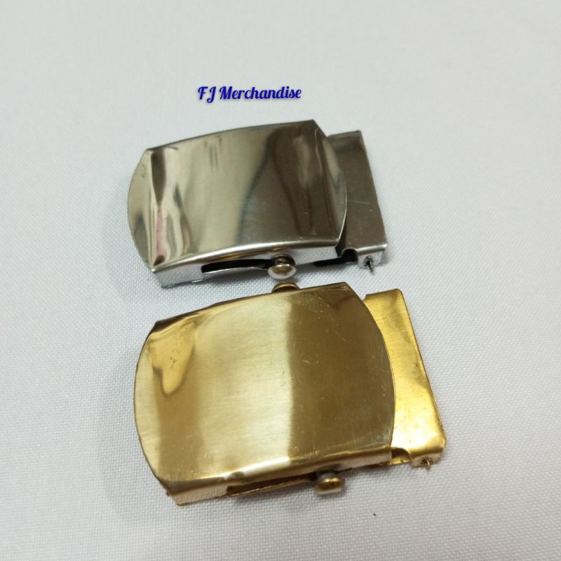 Solid Brass Garison Buckle Short for ROTC & CAT Student 6 cm x 4 cm ...