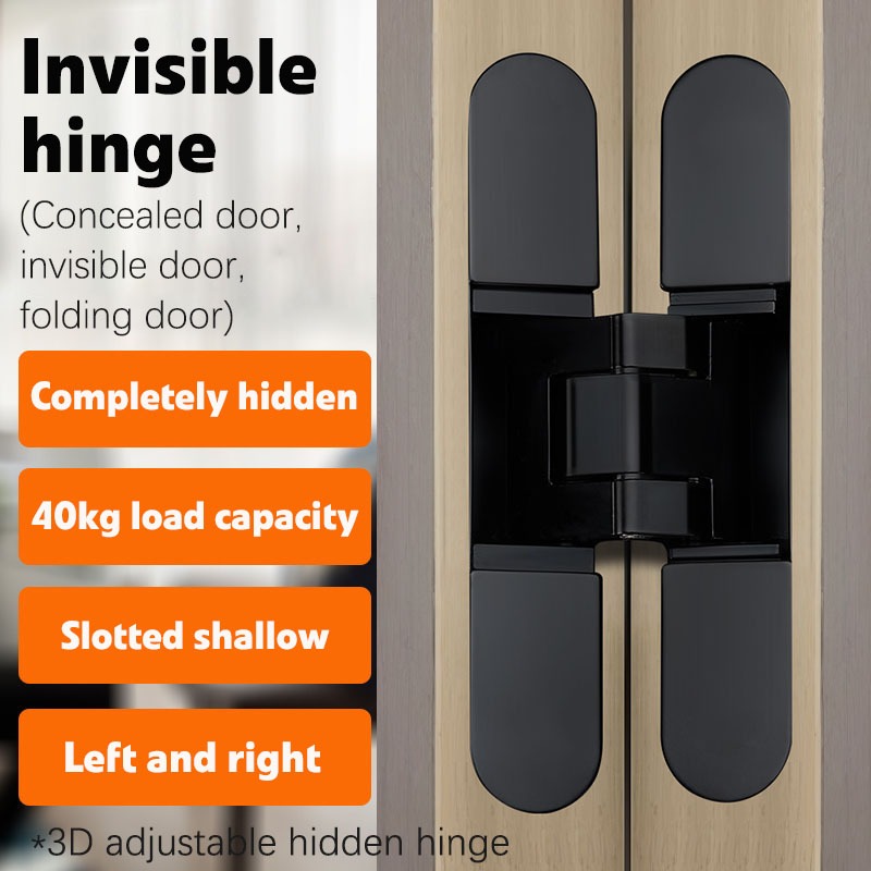 Hidden Door Hinges Invisible Hinges Concealed Hinges Wooden Door 180 Degrees Hidden Hinge