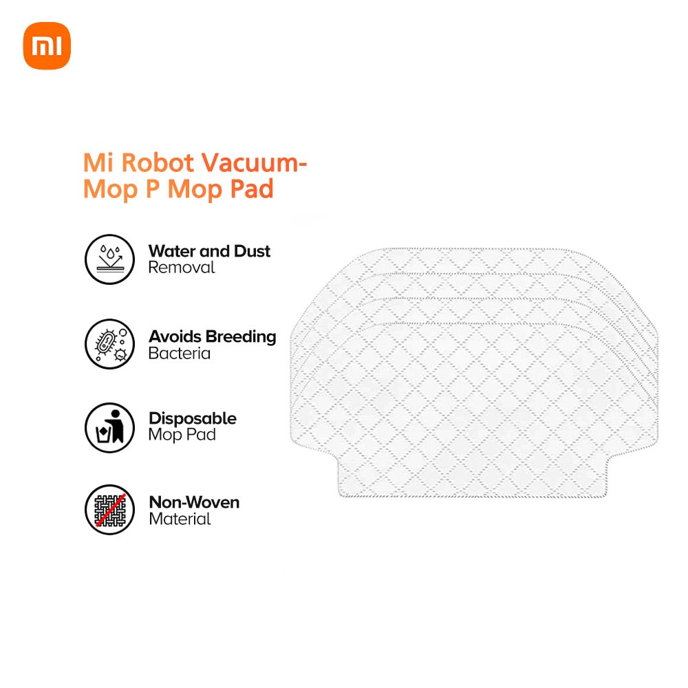 Xiaomi Mi Robot Vacuum-Mop P Disposable Mop Pad (Non-Woven Material ...