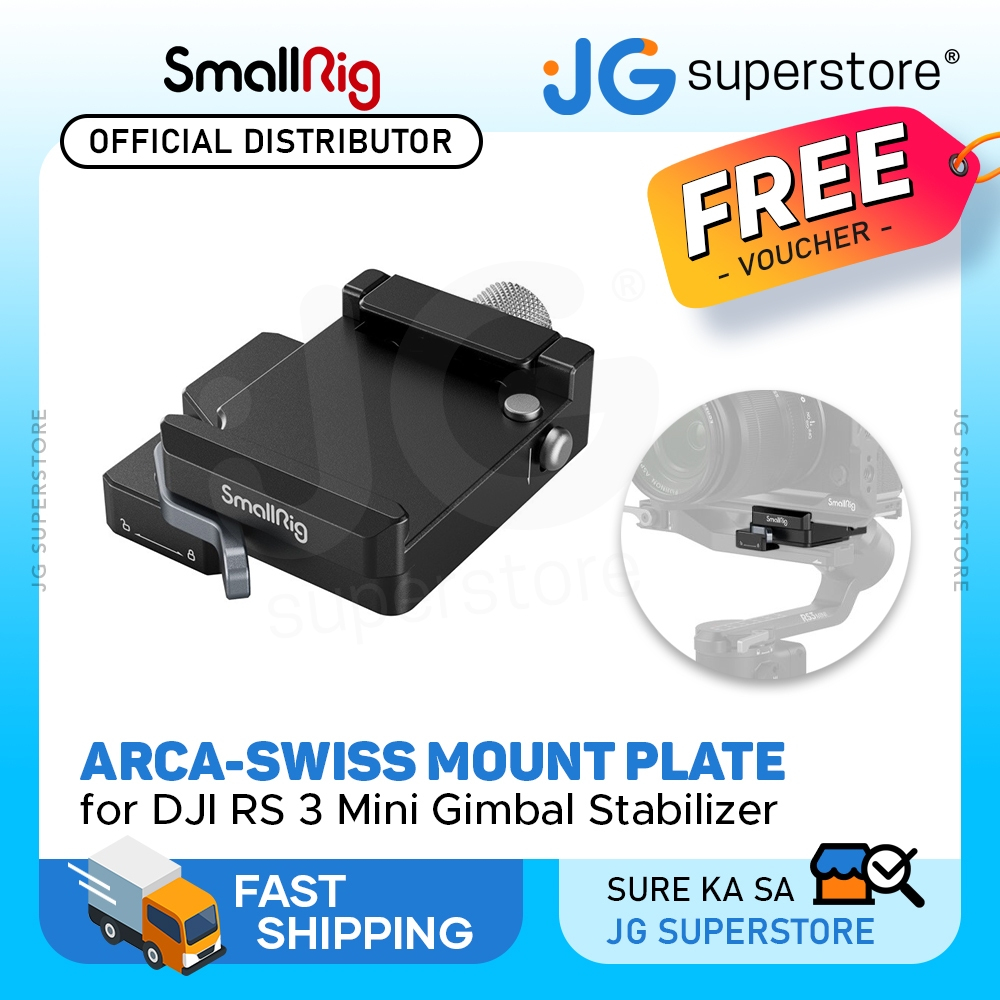 thumbnail image 2 of SmallRig Quick Release Plate - Arca Swiss Compatible For Cameras & Cages 2 of 10