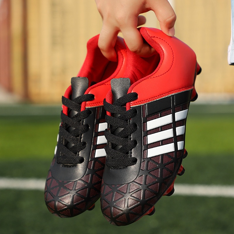 Childrens red hot sale football boots