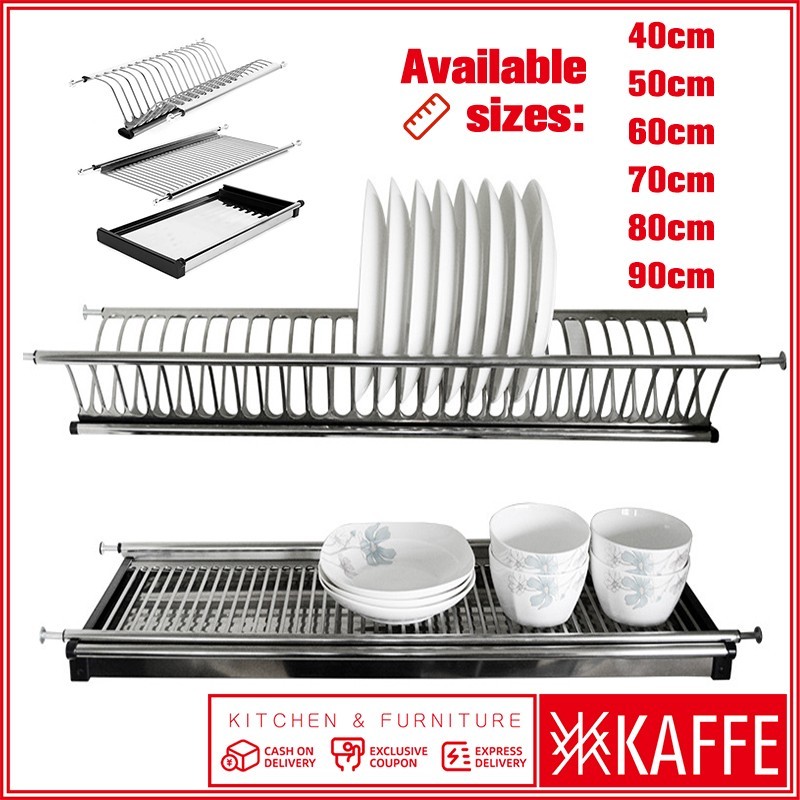 304 Stainless Steel Dish Draining Rack Durable with Multiple ...
